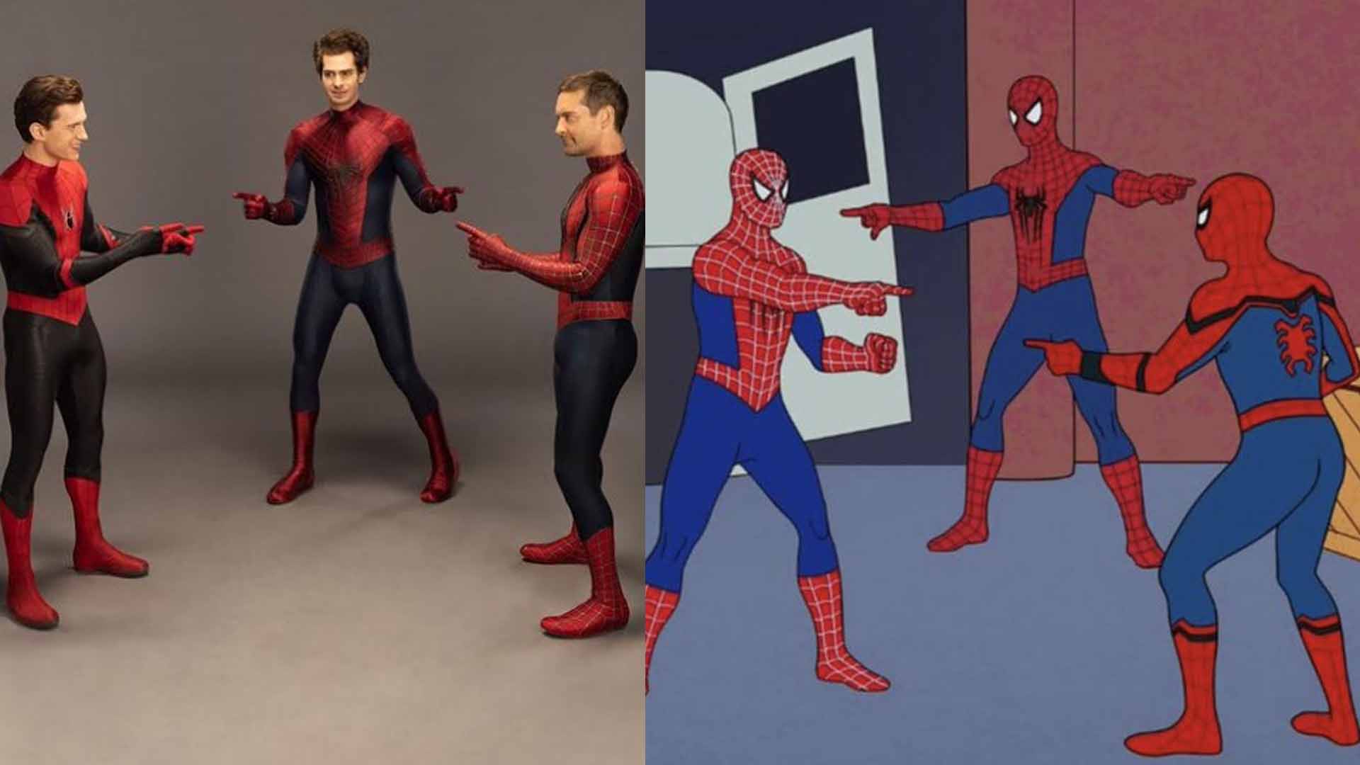 Tom Holland Andrew Garfield Tobey Maguire Recreate Spider Man Meme Hot Sex Picture