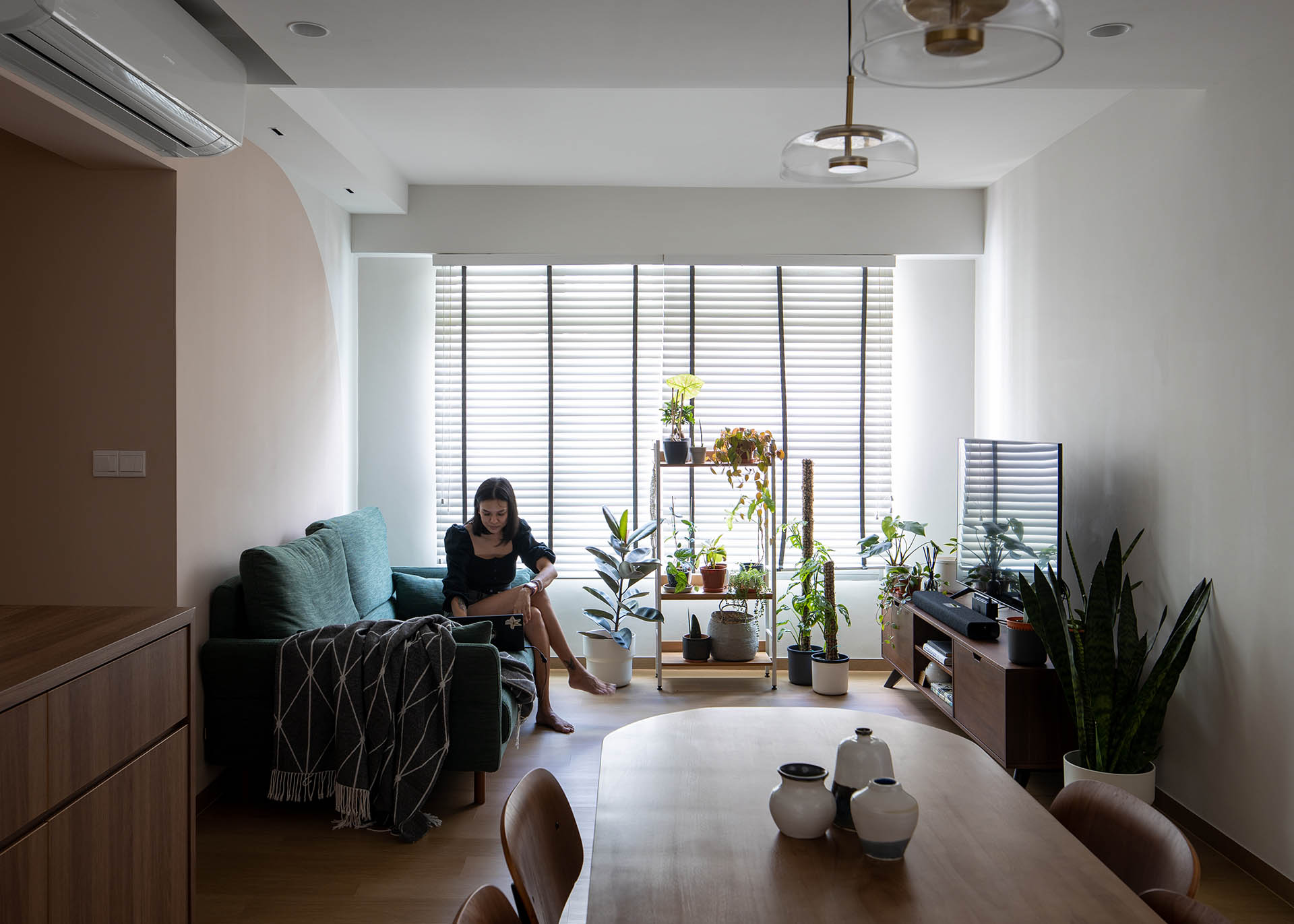 Living room: After