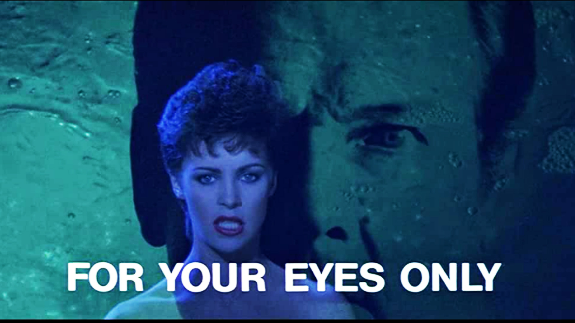 Sheena Easton in the opening credits of 'For Your Eyes Only' 