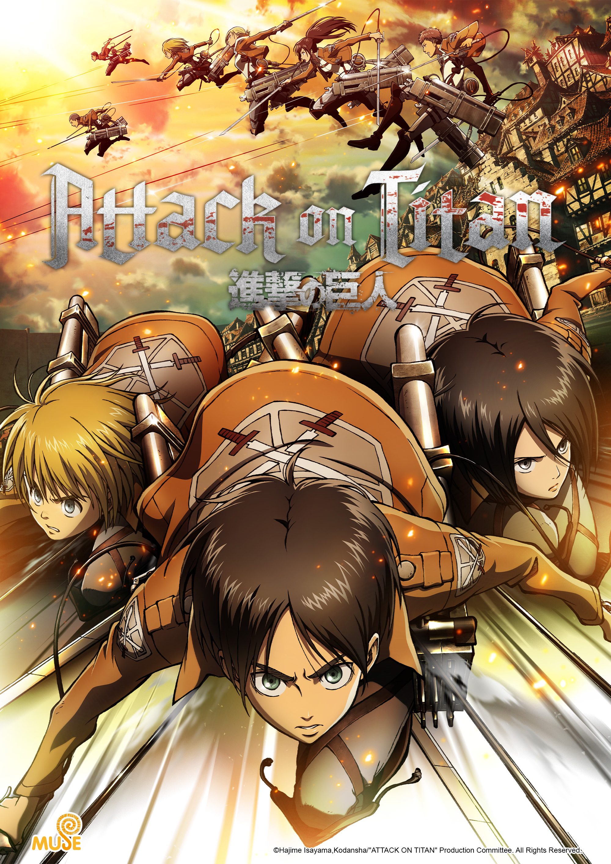 Attack on Titan, Seasons 1-3