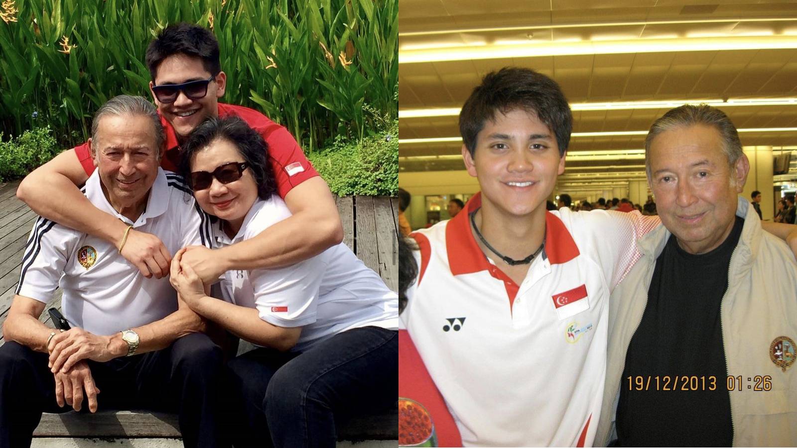 Joseph Schooling posted a tribute to his late dad