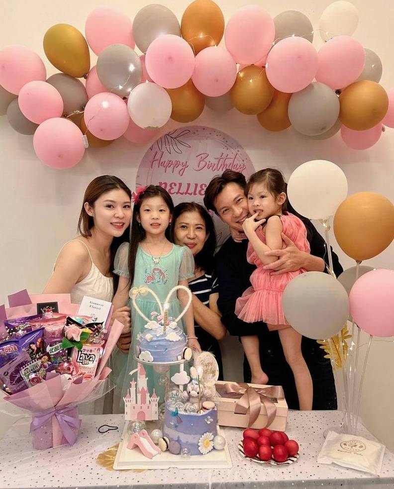 Shaun Chen celebrated the sixth birthday of his elder daughter