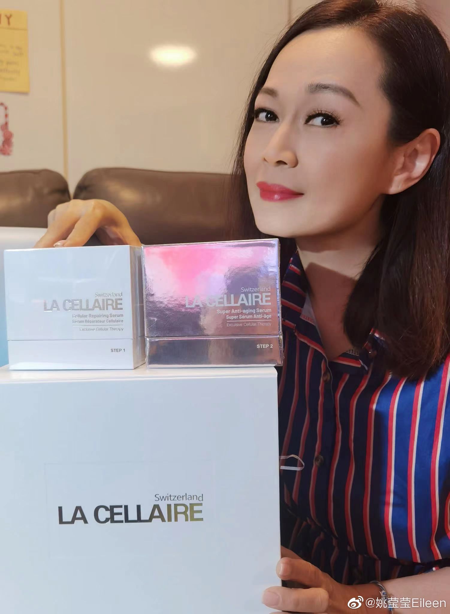 This was her in late November