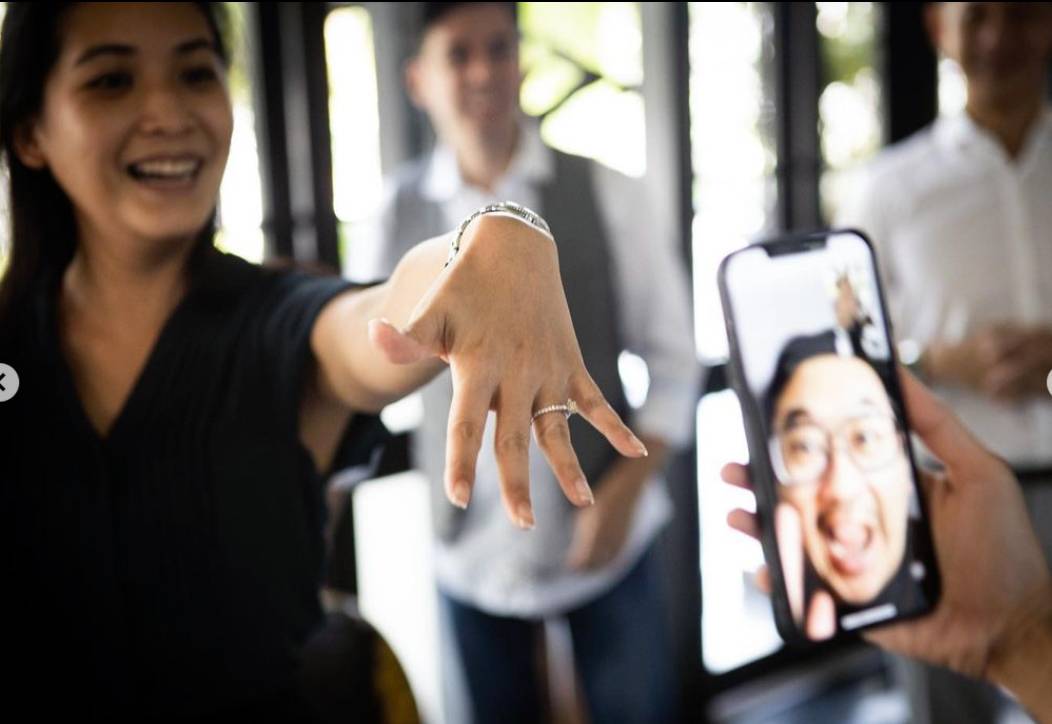 Check out her bling!