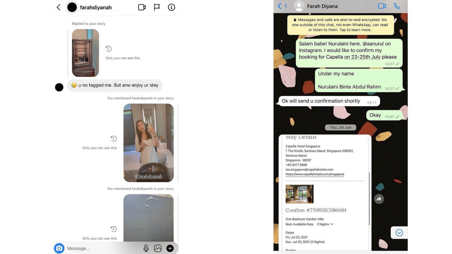 Nurul Aini apologised after a hotel booking agent she promoted turned out to be an alleged scammer