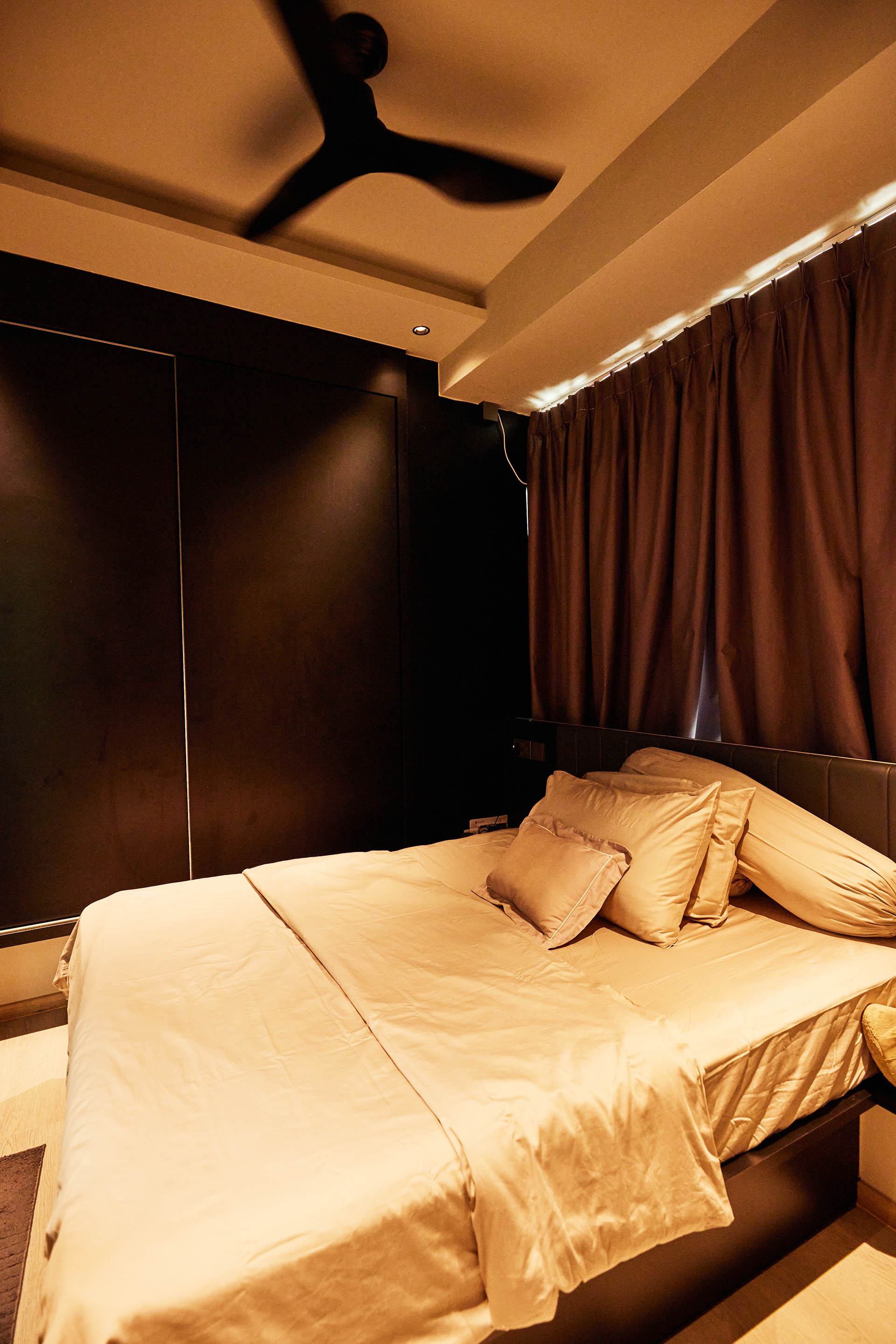 Master bedroom: Before & After