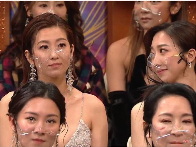A screenshot of Yoyo during Vincent's Best Actor speech last year