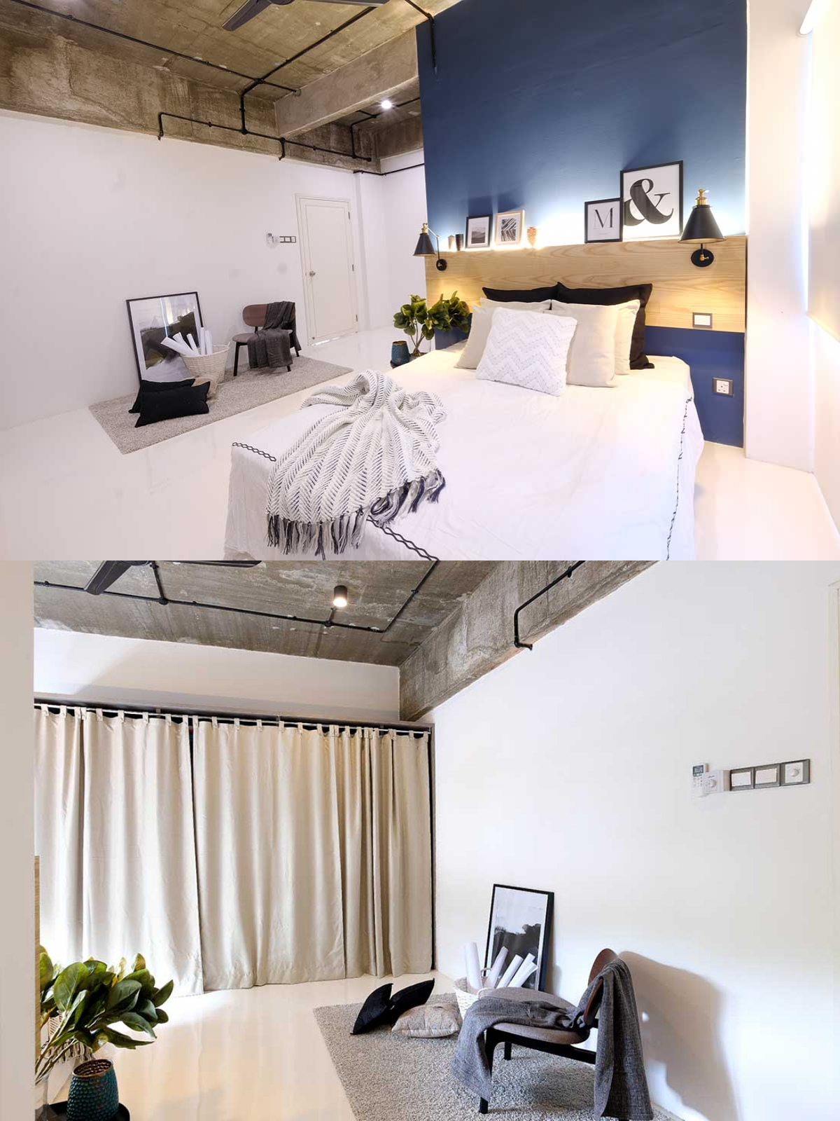 The very showroom-worthy bedroom