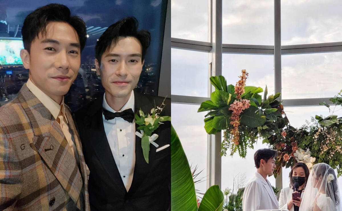 Looks like Desmond Tan had a good view of the ceremony