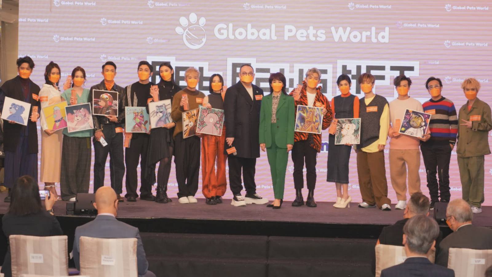 A very star-studded press conference