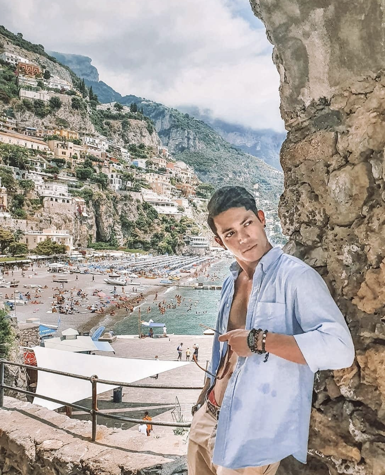 At least he got some awesome vacay pics