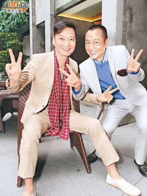 Michael and Wayne during a 2012 interview