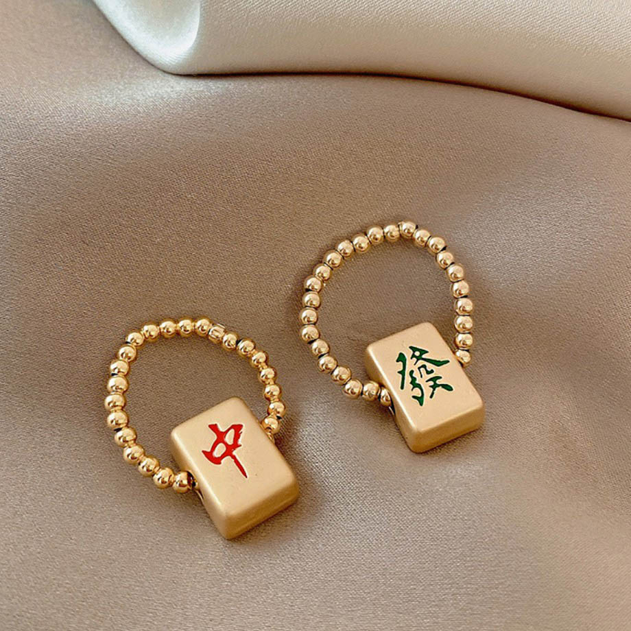 Mahjong rings, from $6.90