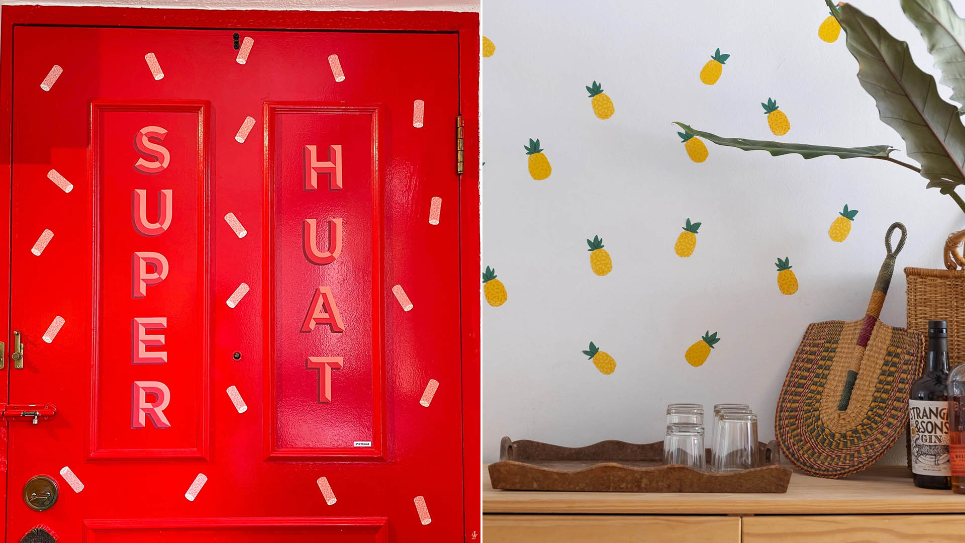 Removable wall decals, from $29.90, from Evercasa