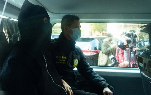 The suspect, believed to be Levo, was transferred to a prison facility by Macau police