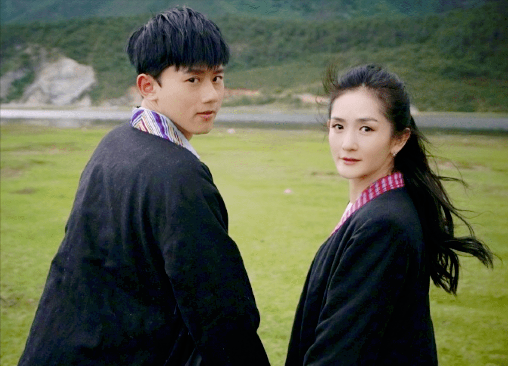Xie Na with her husband Zhang Jie