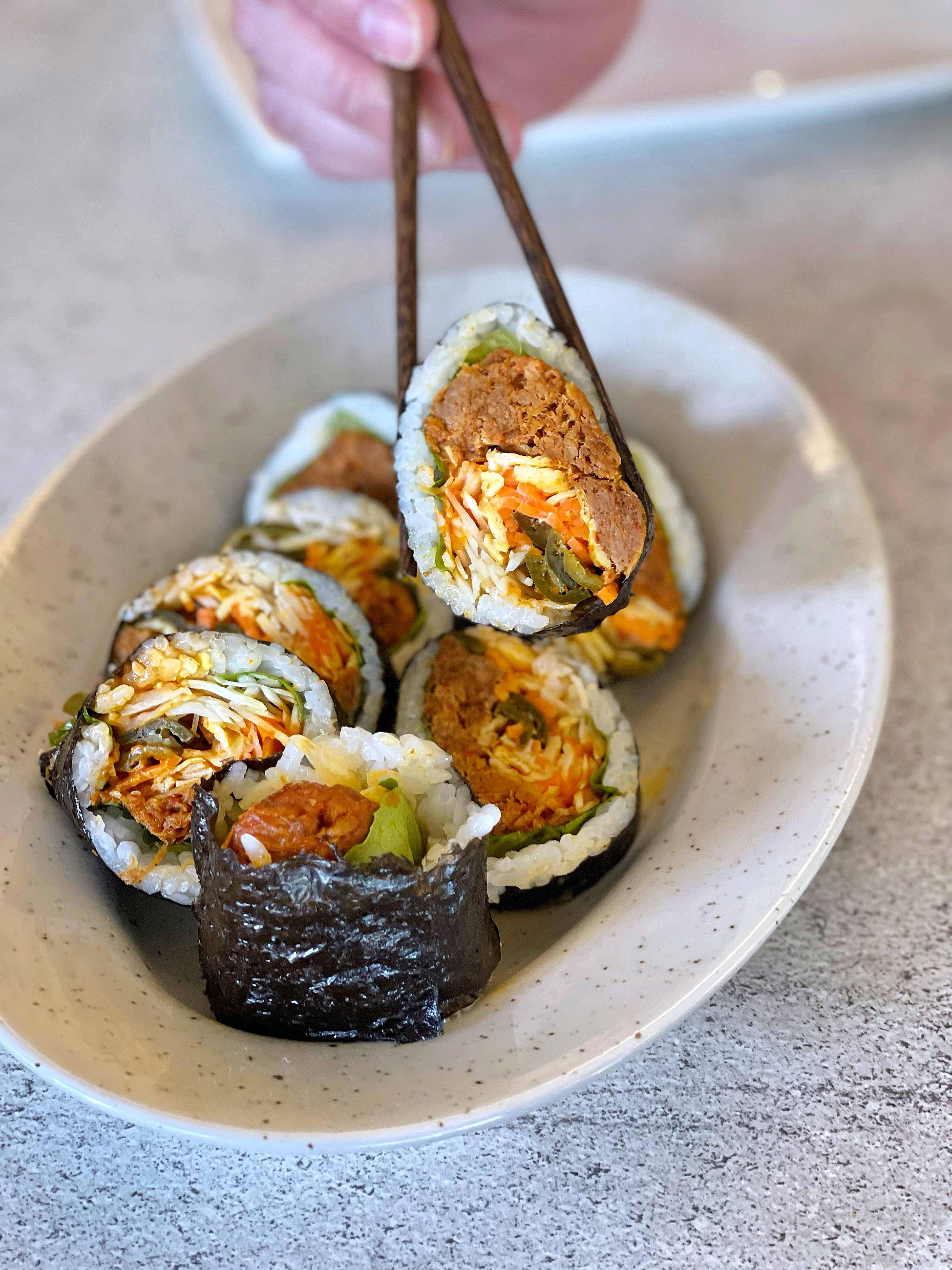 Spicy Pulled Pork Kimbap, $12.90 (8 DAYS Pick!)