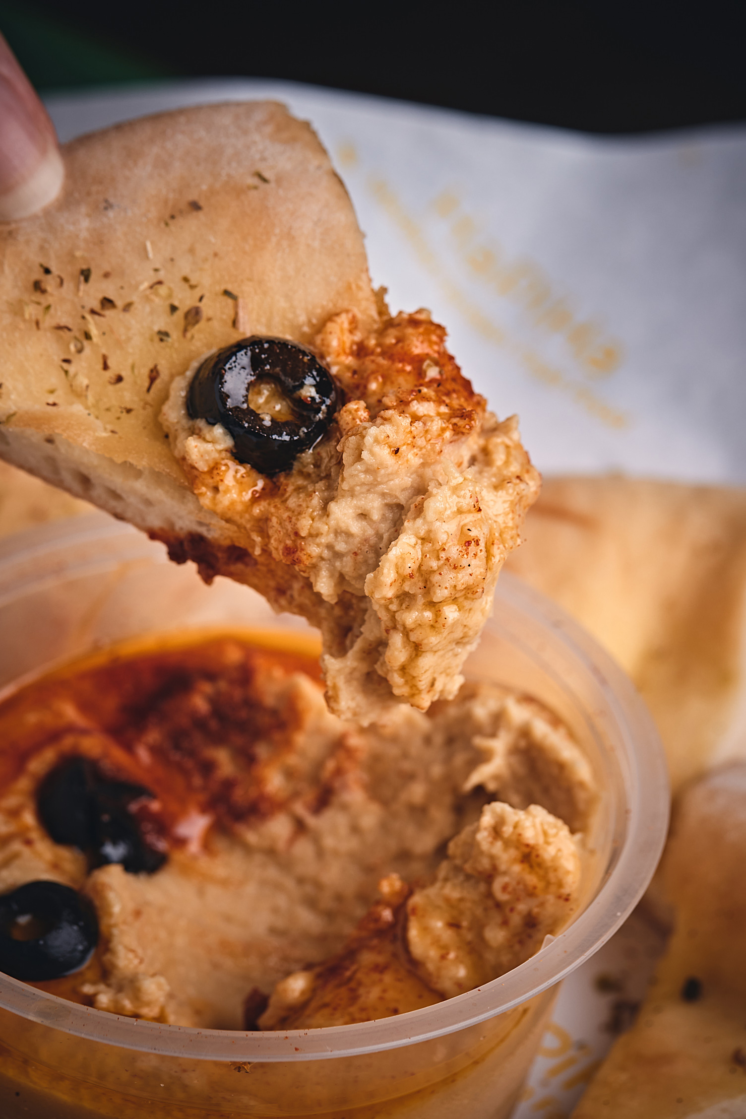 Hummus x Pita Bread, $6.70