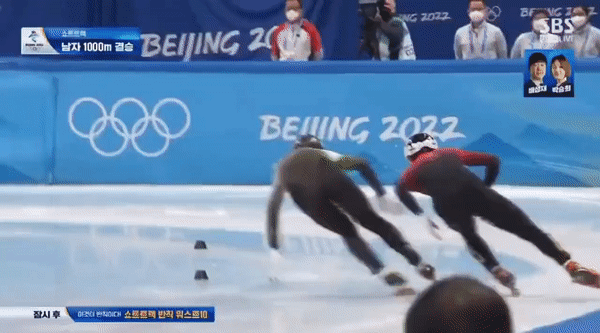 China's Ren Ziwei (skater 54) & Hungrary's Liu Shaolin Sandor
