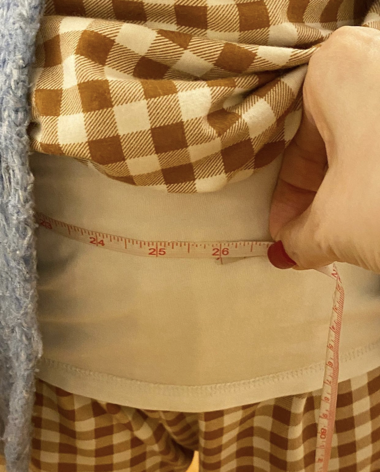 A close-up of the numbers for proof