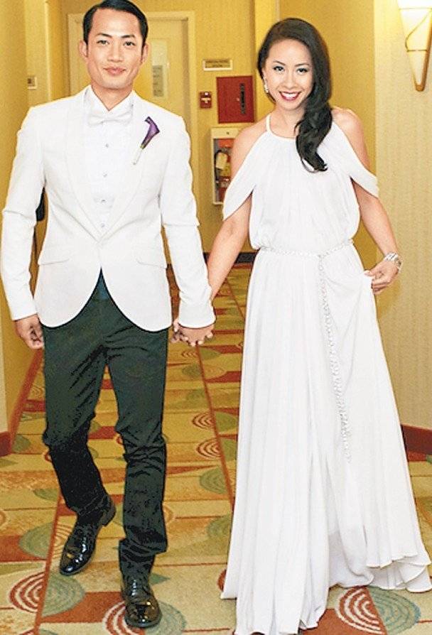 Pierre and Betty on their wedding day