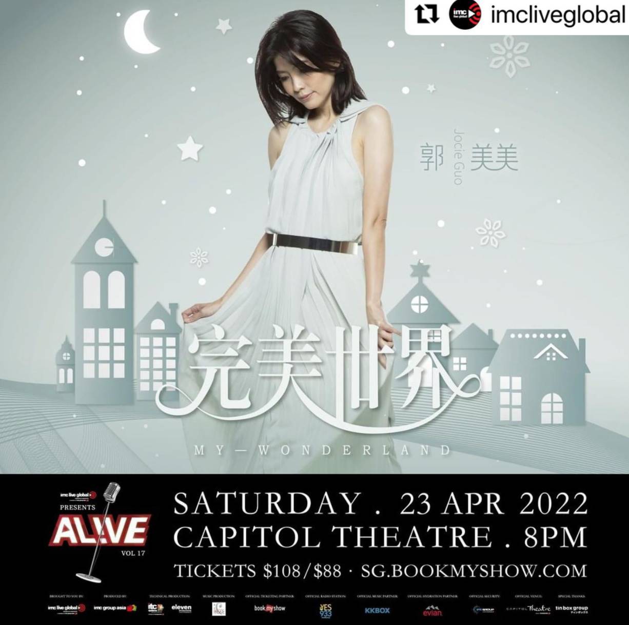 Jocie will be holding a solo concert on April 23, a day before the Star Awards