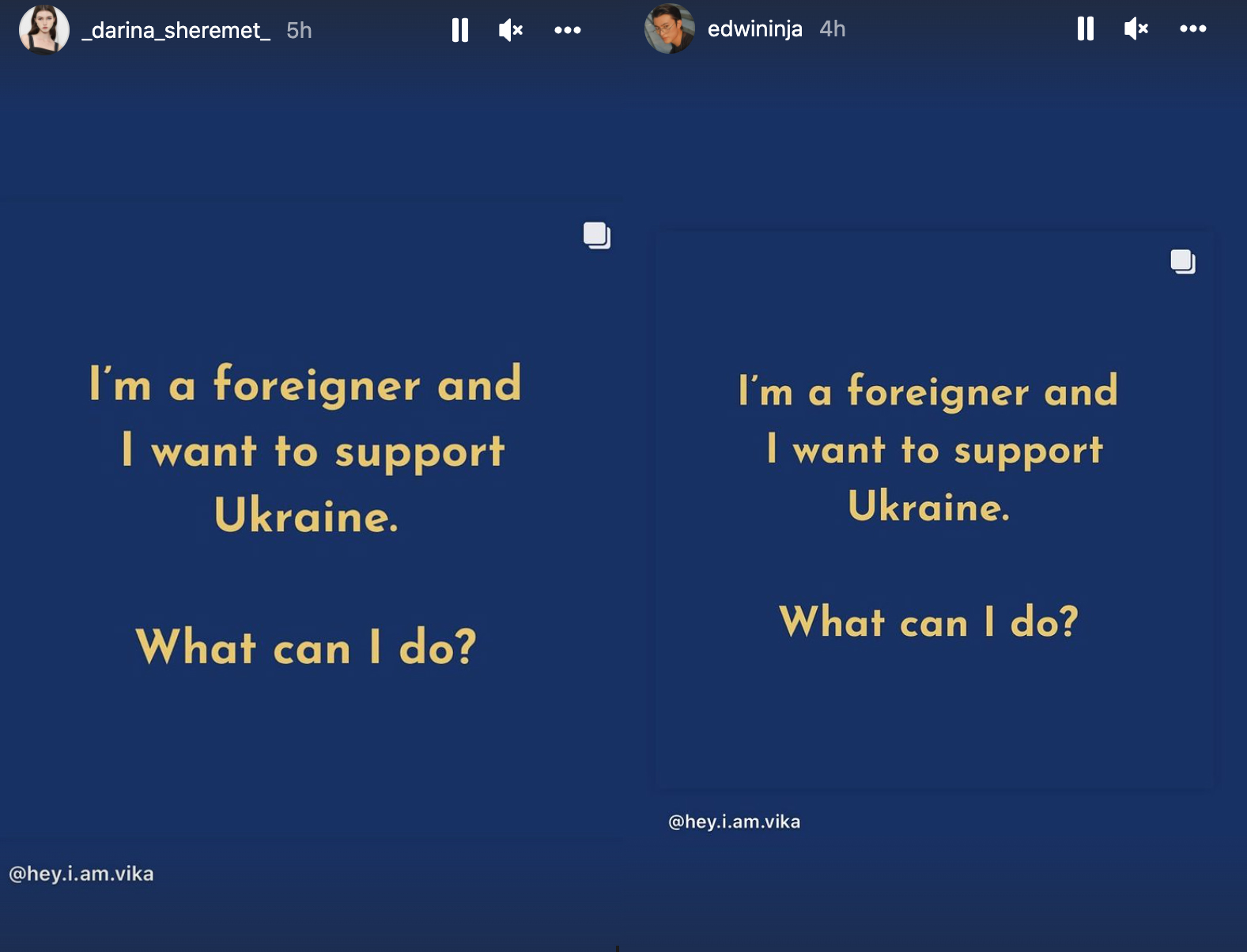 Darina & Edwin have shared resources on how we can support Ukraine 