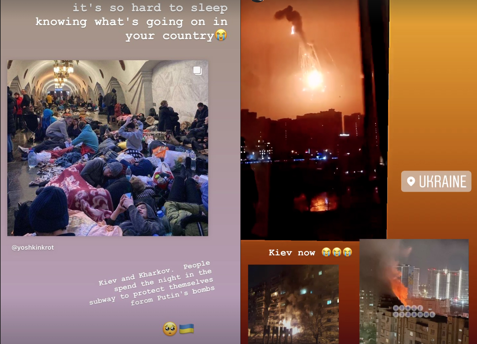 Darina's updates from her IG stories