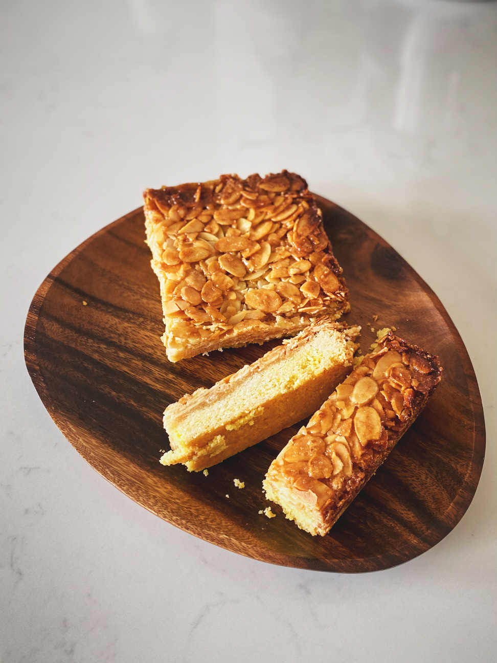 Almond Tart with Raw Organic Honey, $14 (20cm x 10cm) 