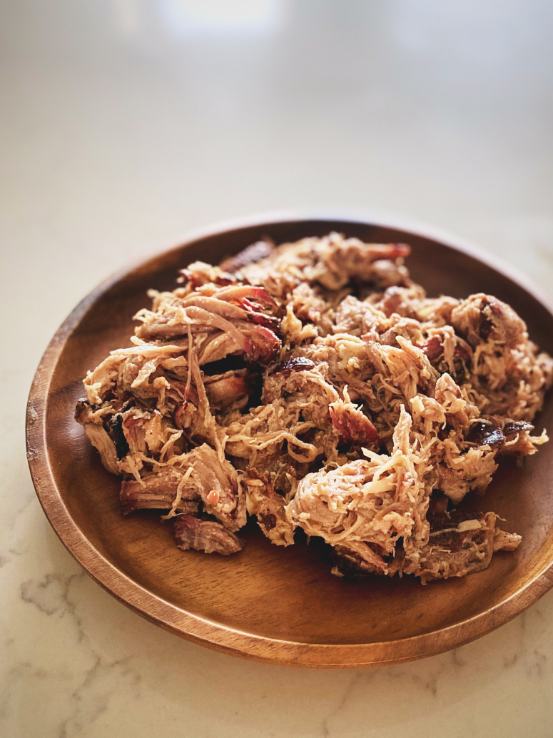 Pulled Pork with Cherry & Maple Wood, $38/300g (8 Days Pick!)