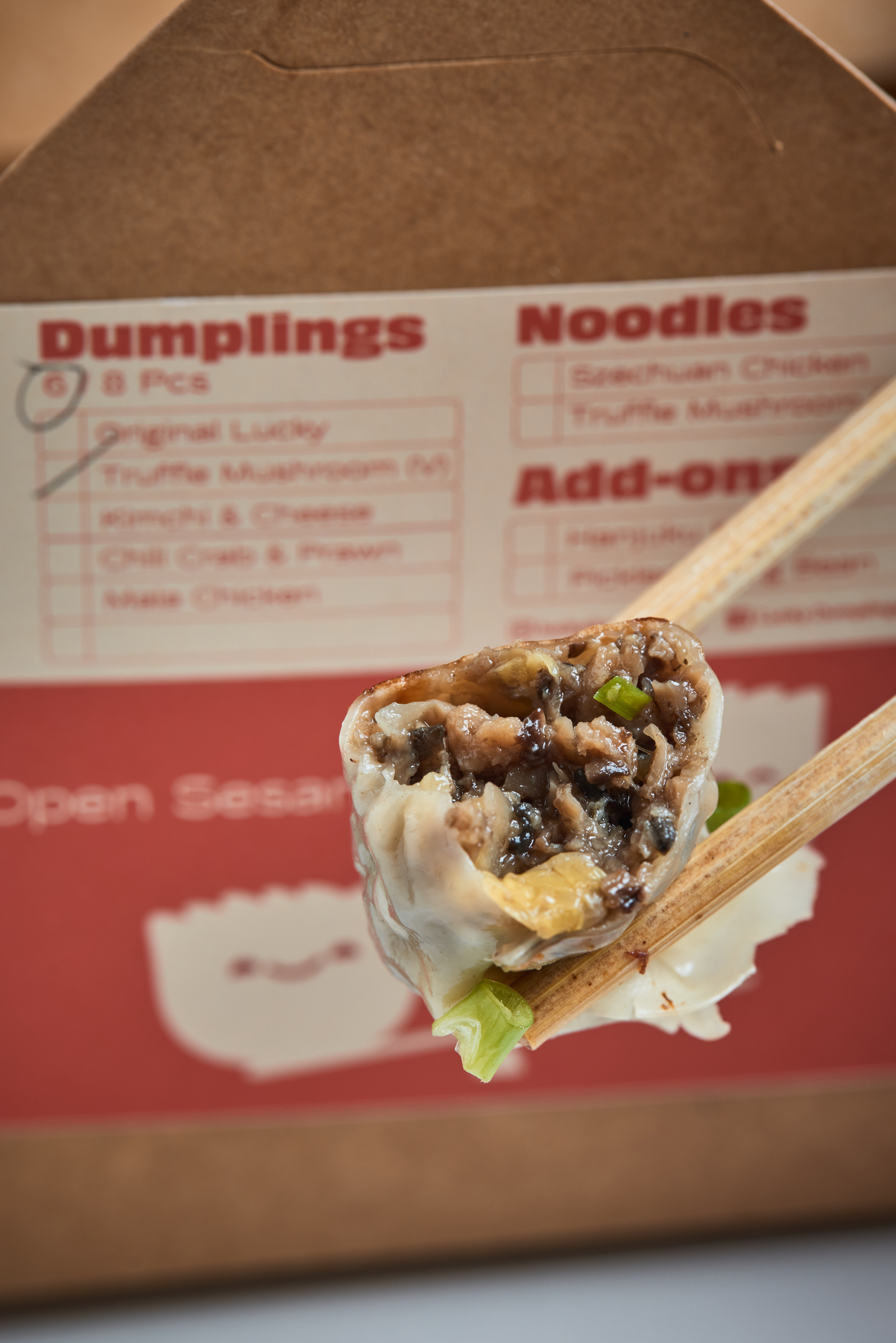 The Truffle Mushroom Dumplings, from $7.90 for six pcs