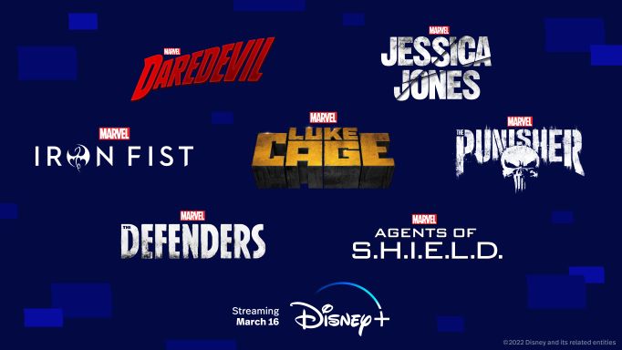 Netflix's Marvel shows to stream on Disney+ from March 16, 2022