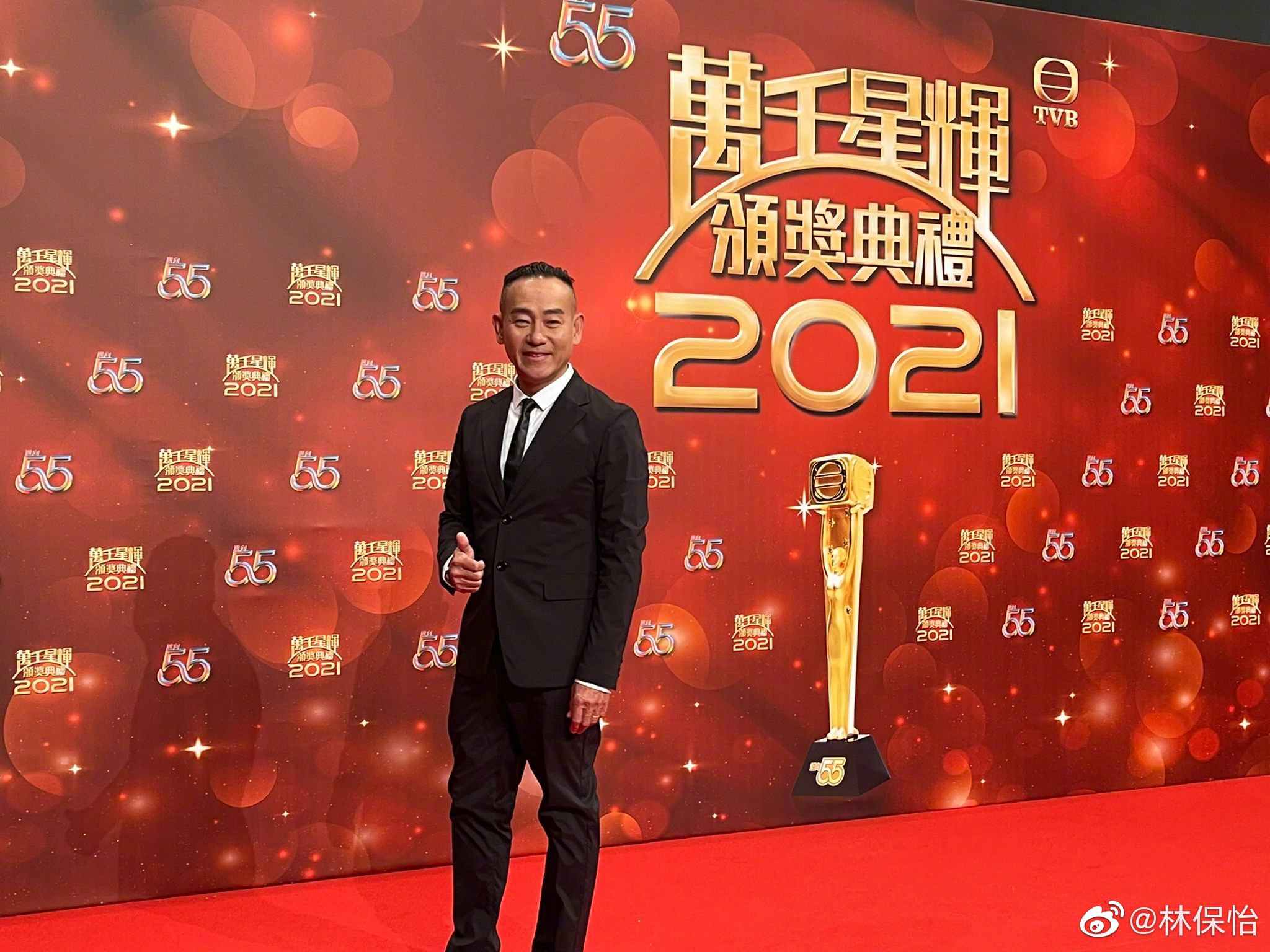 Bowie at the TVB Anniversary Awards earlier this year