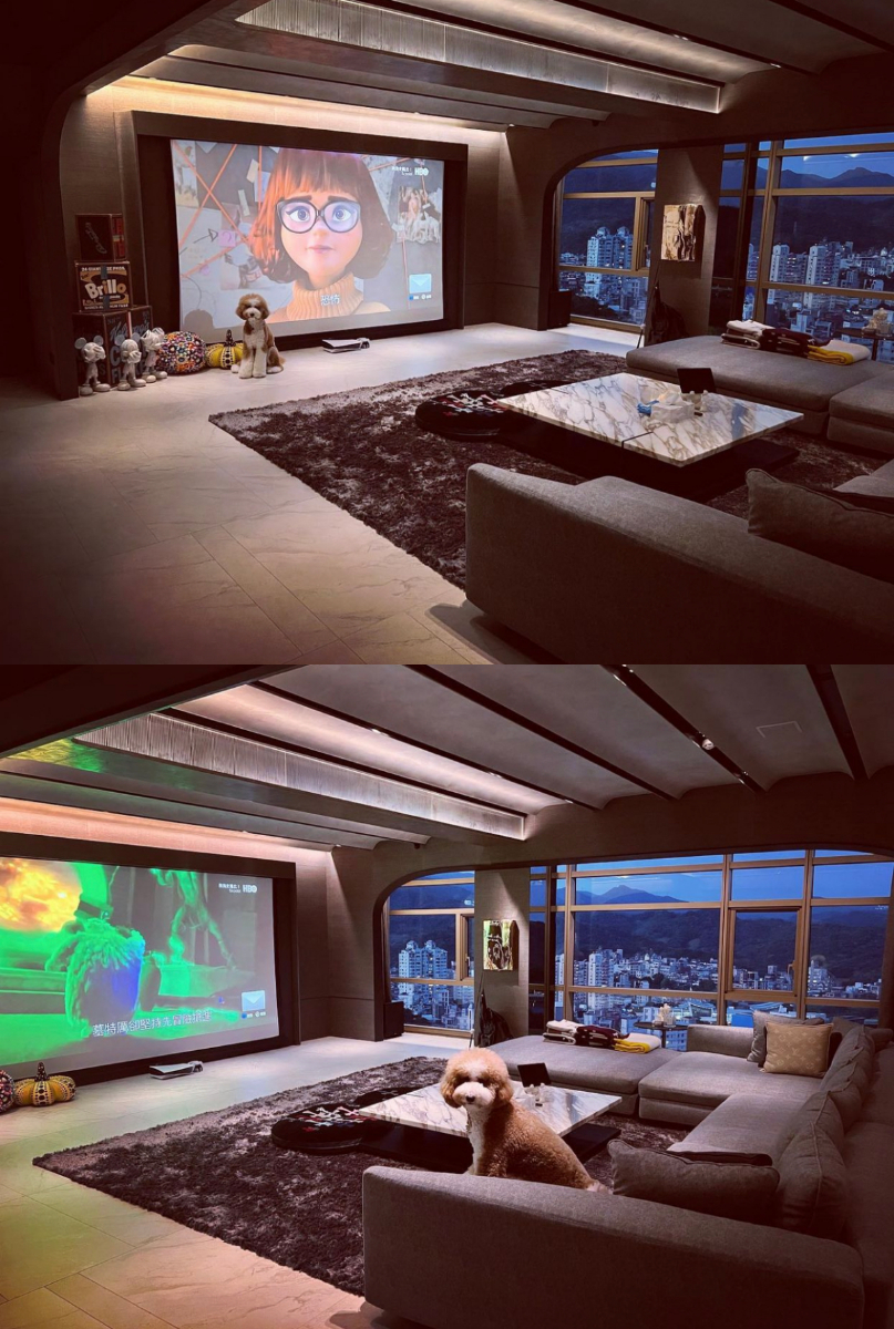 Movie nights here must be awesome