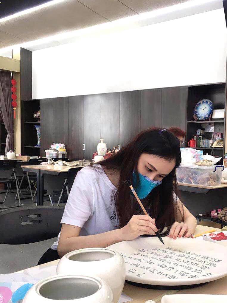 She leads a very zen life