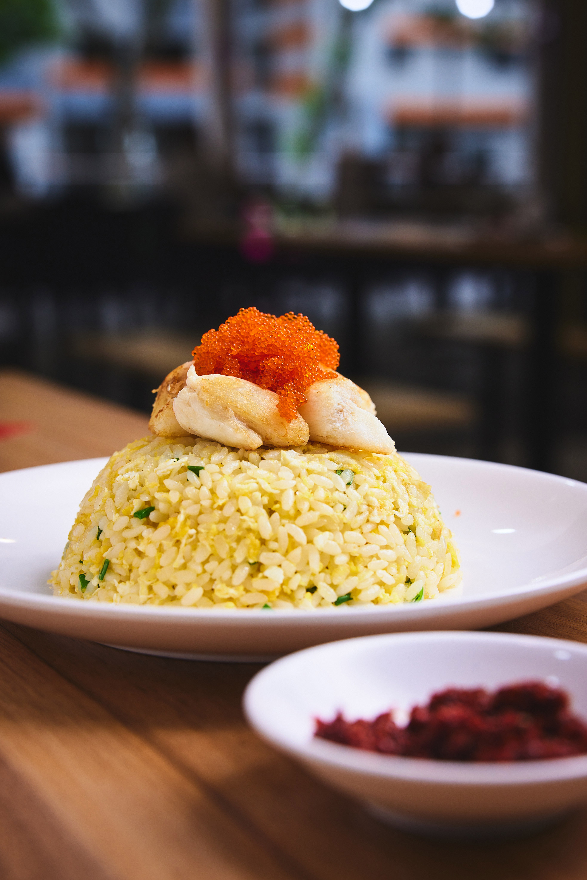 Truffle Egg Fried Rice with Jumbo Crab Meat, $10.90