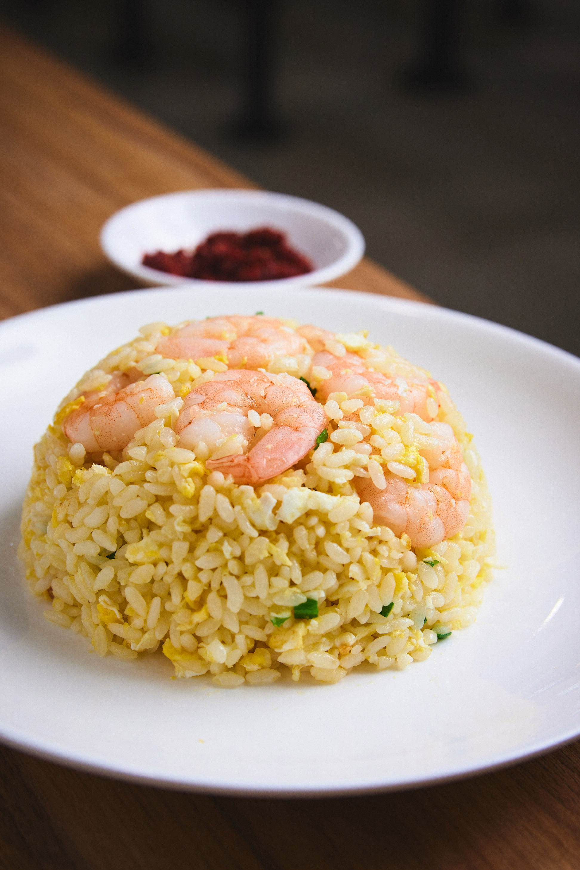 Egg Fried Rice with Shrimp, $6.90