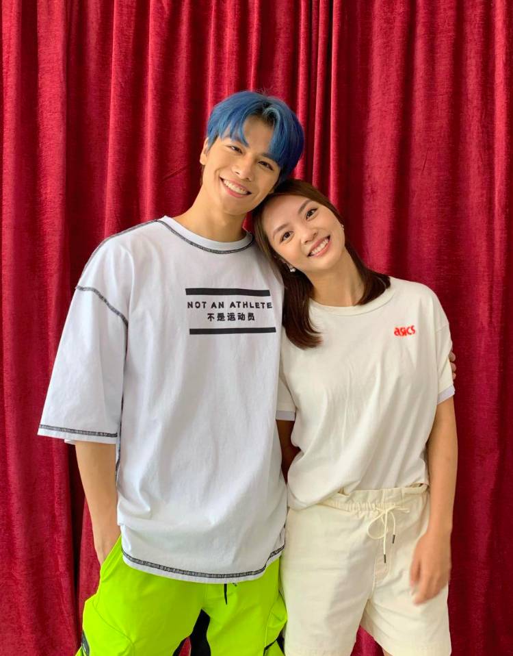 Glenn and Chantalle Ng, who starred opposite him in Live Your Dreams