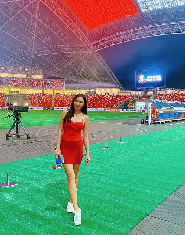 Jean Danker hosted the opening ceremony of the AFF Suzuki Cup