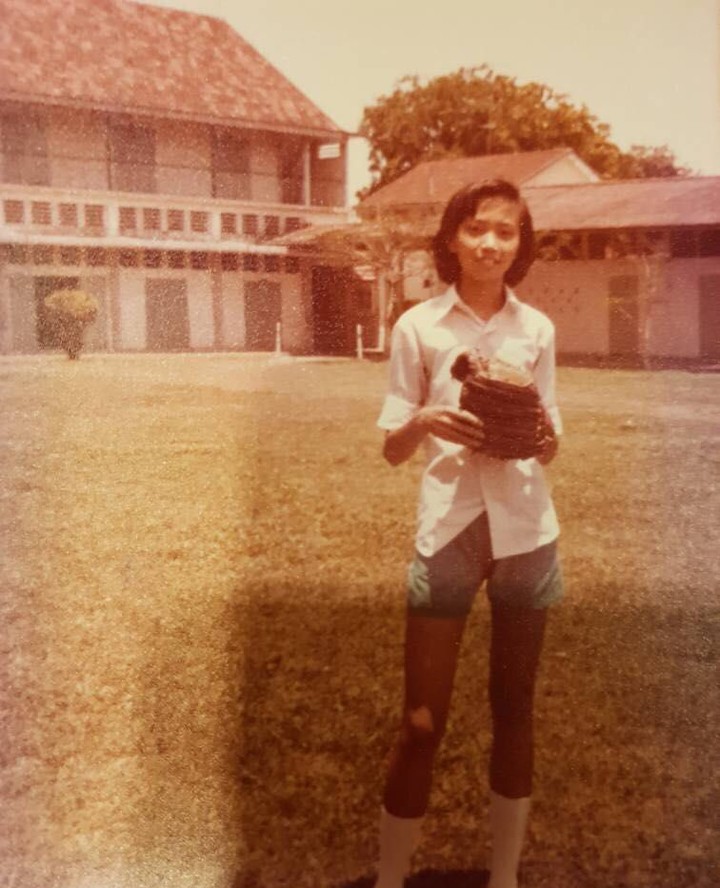 Brandon with Joanne Peh in The Last Madame, which he doesn't let his boys watch