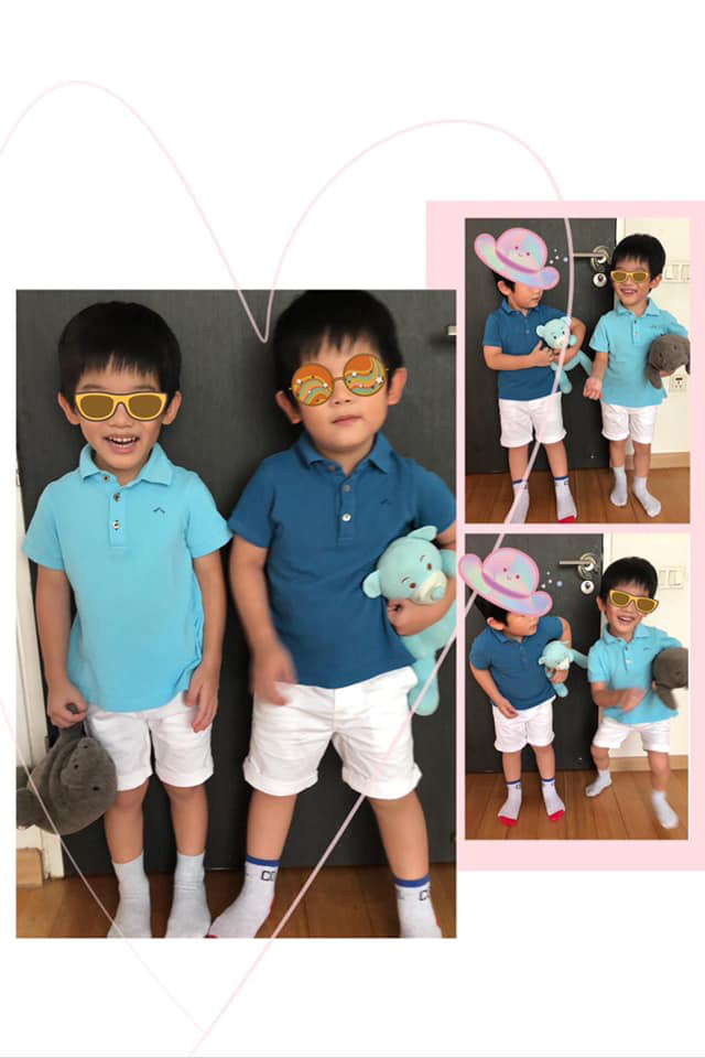 The super cute and active Aloysius and Ignatius