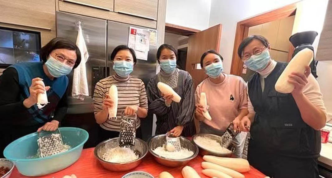 Liza's little helpers for this year's cooking marathon