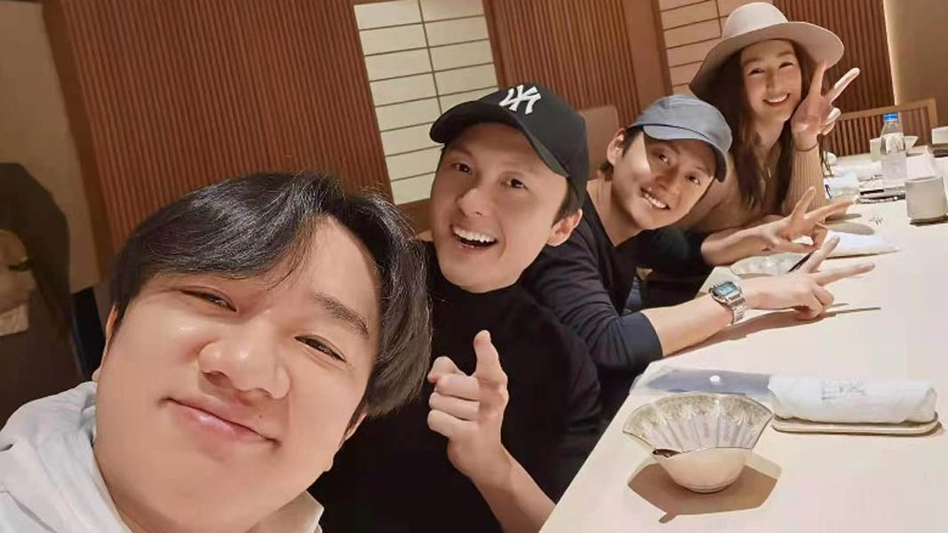 Cho Lam, Vincent, Owen & Samantha in Shanghai