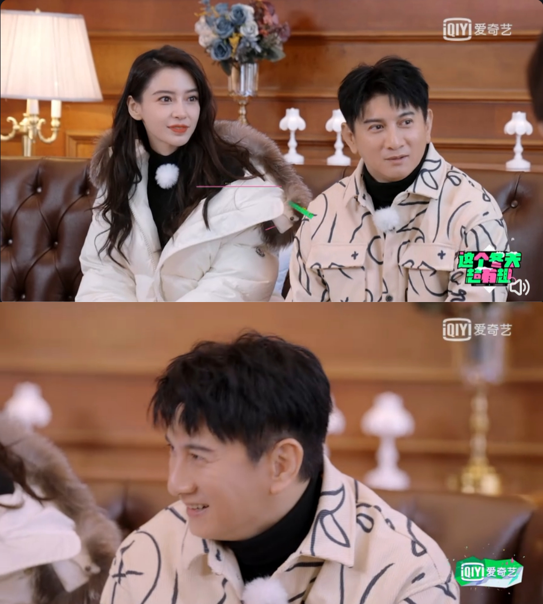 It didn&rsquo;t help that he was sitting next to the ever-slender Angelababy