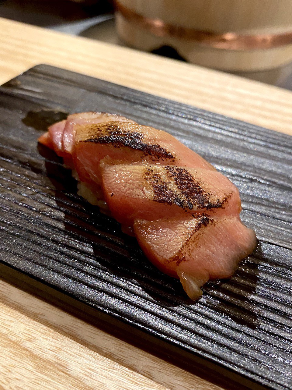 House-smoked otoro