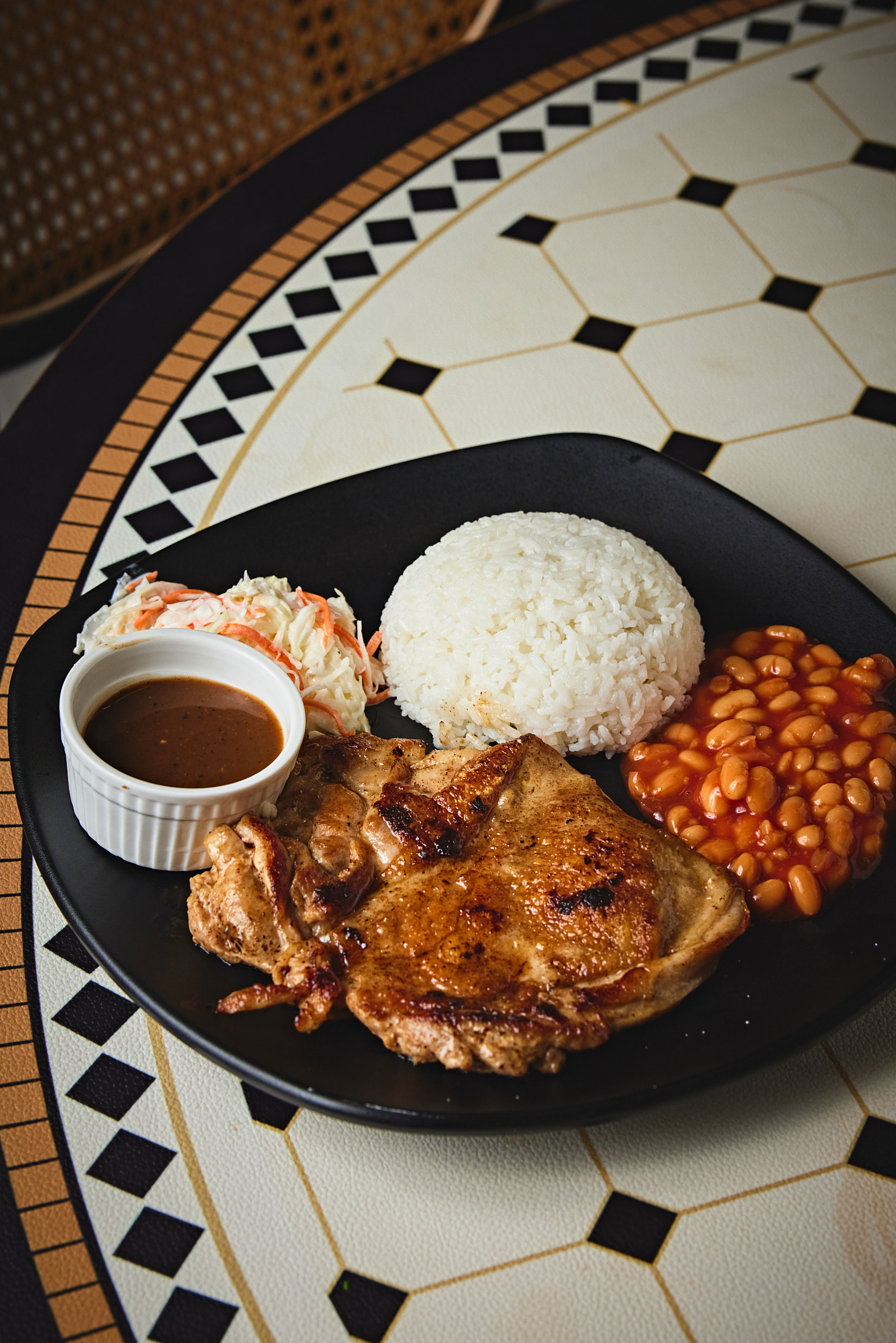 Black Pepper Chicken Chop with rice or fries, $6.80 (8 DAYS Pick!)