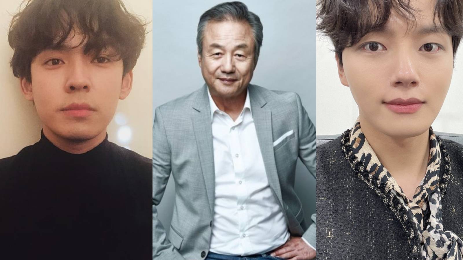 Huifang's co-stars Kang Hyung Suk, Jung Dong Hwan, Yeo Jin Goo