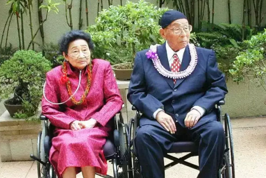 Chang Hsueh-liang with his wife Edith Chao Chang