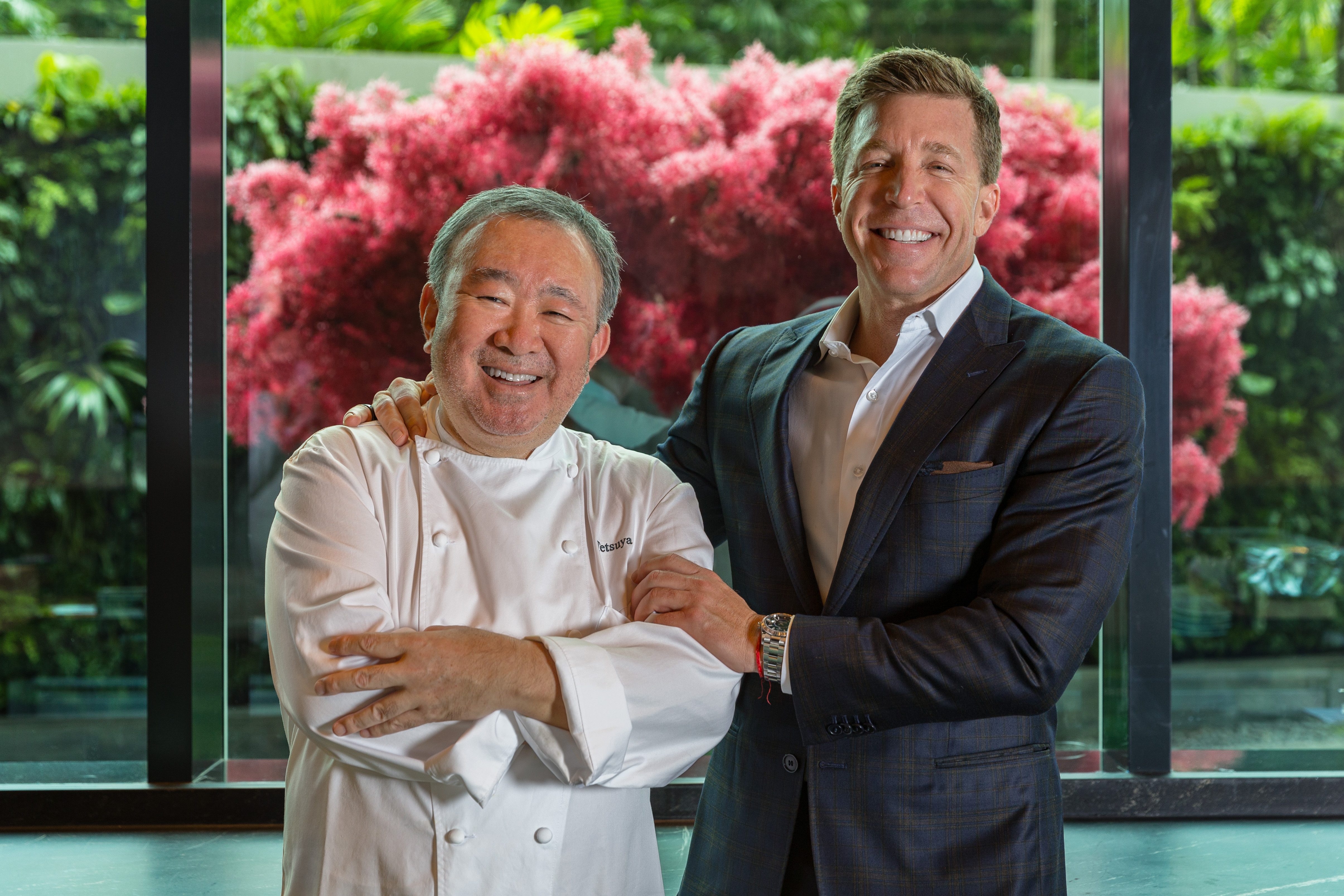 Chef Tetsuya and John Kunkel