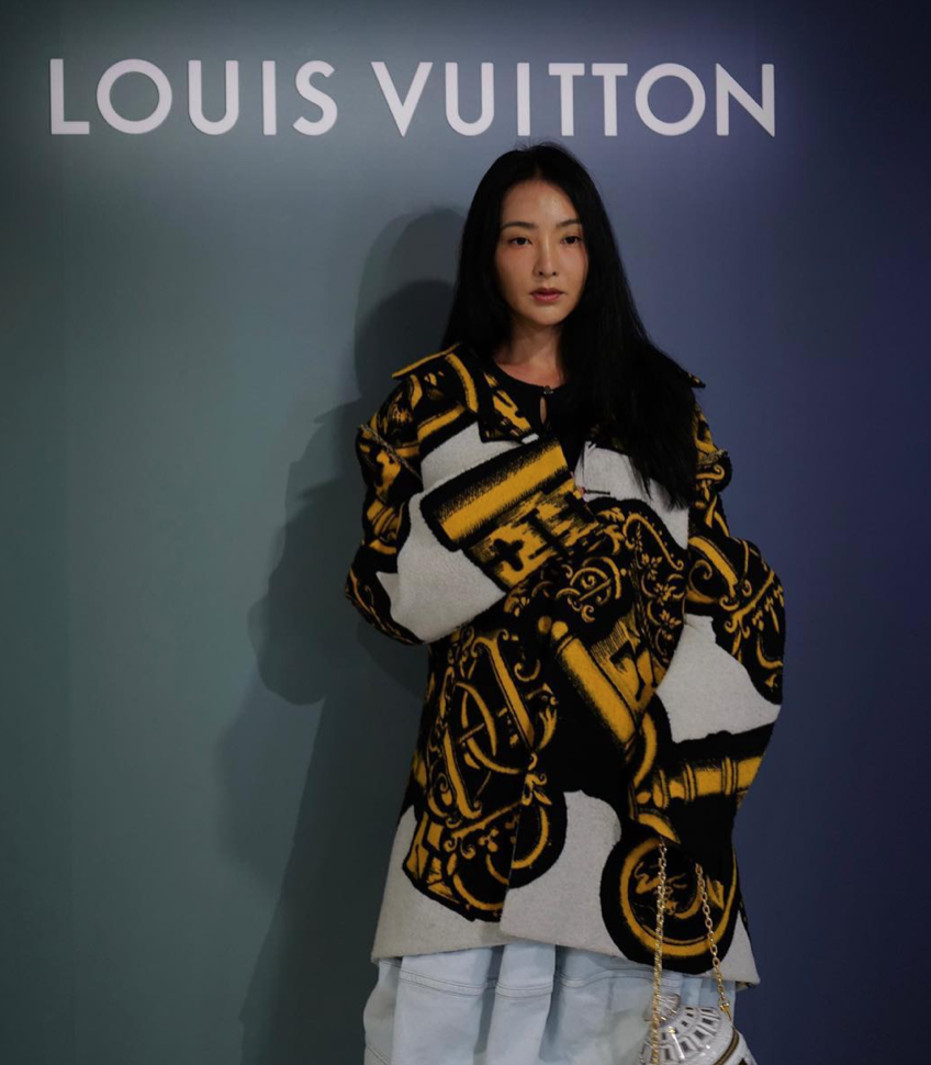Shuling is clearly a fan of Louis Vuitton